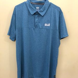 NWT Jack Wolfskin men’s polo short sleeve shirt